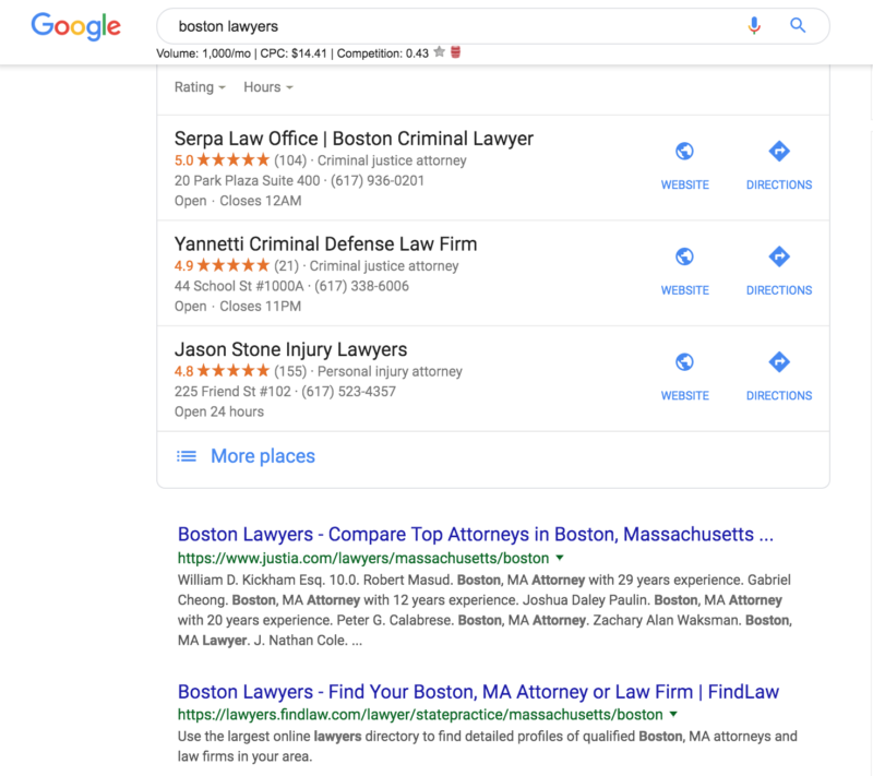 Boston Lawyers Keyword Serpa Law Office
