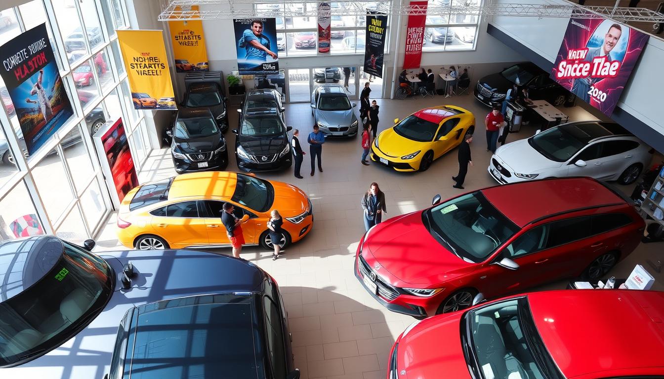 How do you attract customers to buy a car?