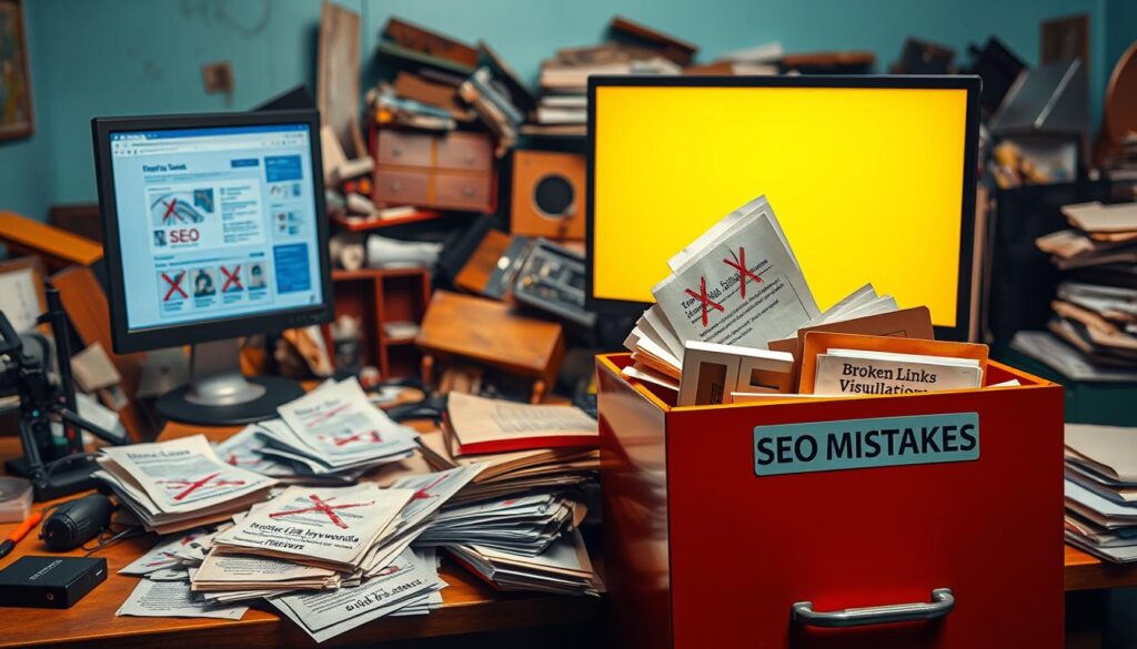 common mistakes in junk removal SEO