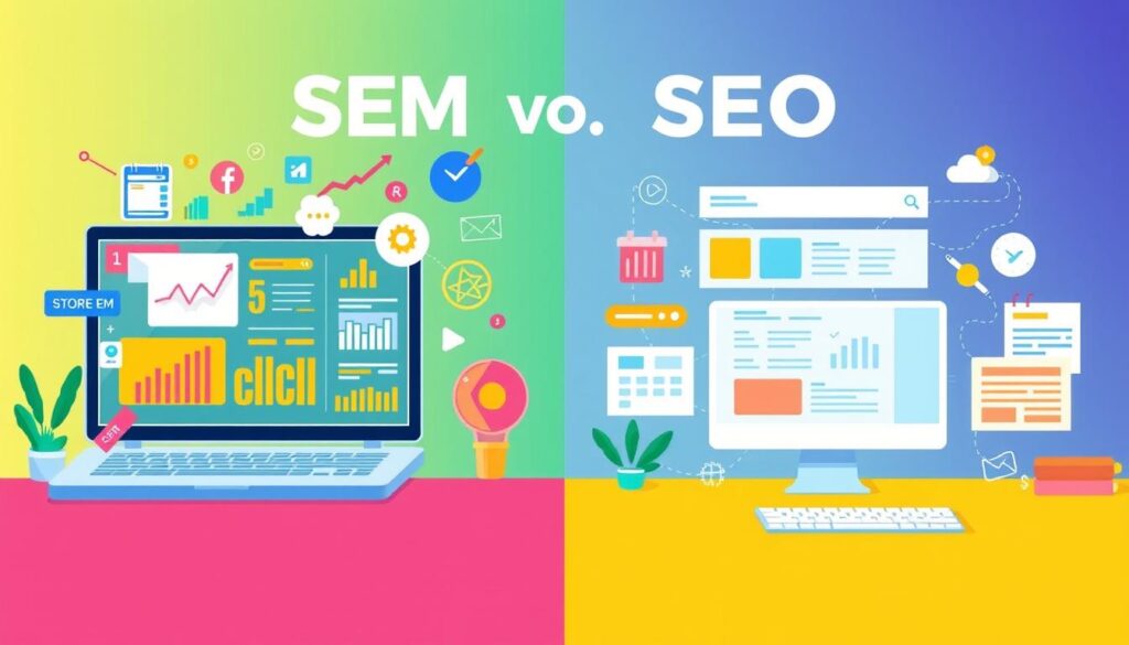 sem vs seo strategies