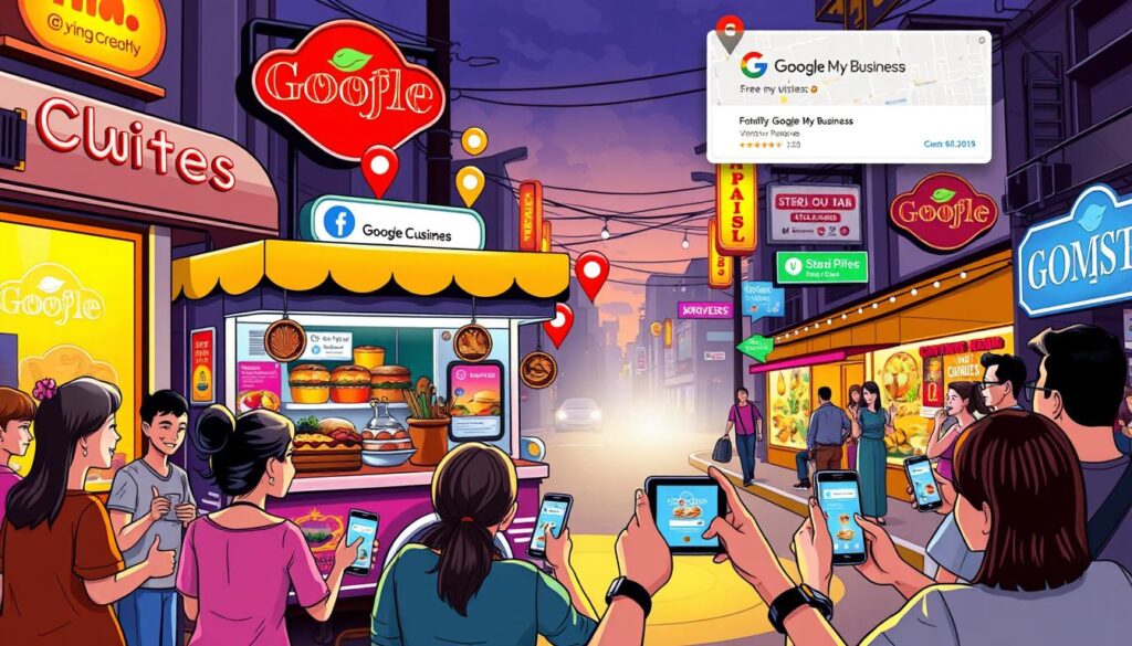 Google My Business strategies for street food vendors