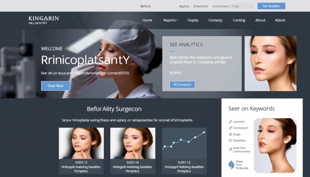 Rhinoplasty website optimization