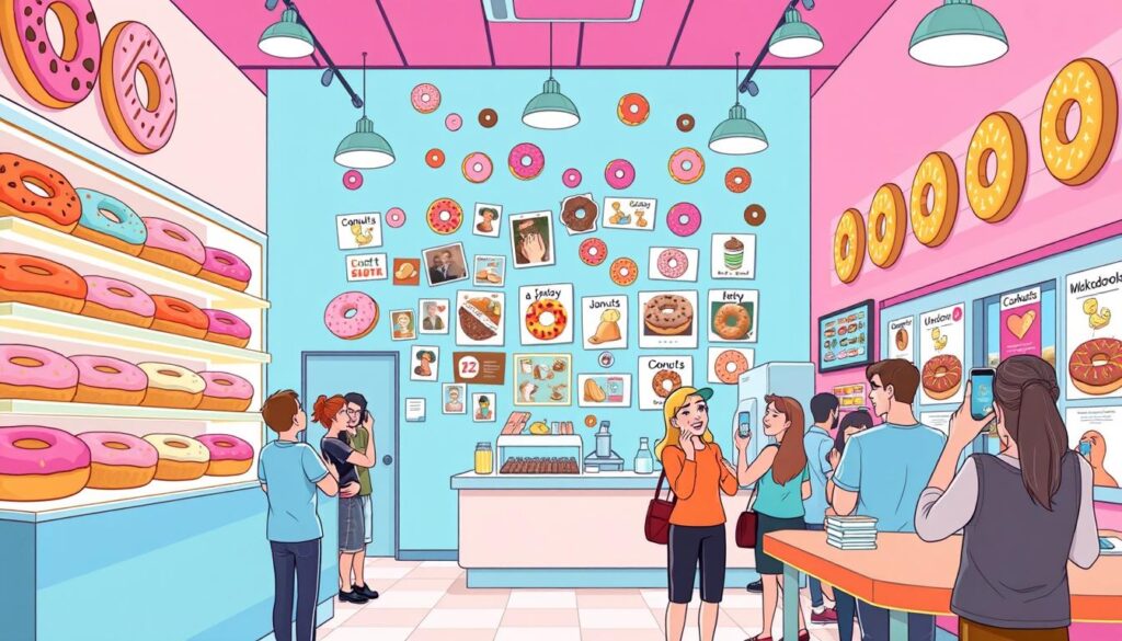 Social media marketing for donut shops