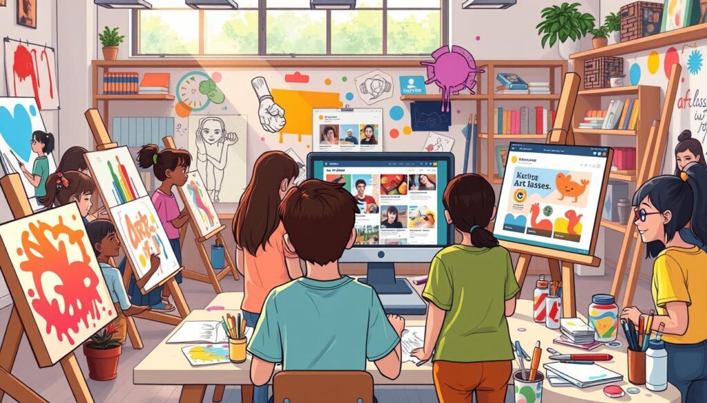 art social media marketing