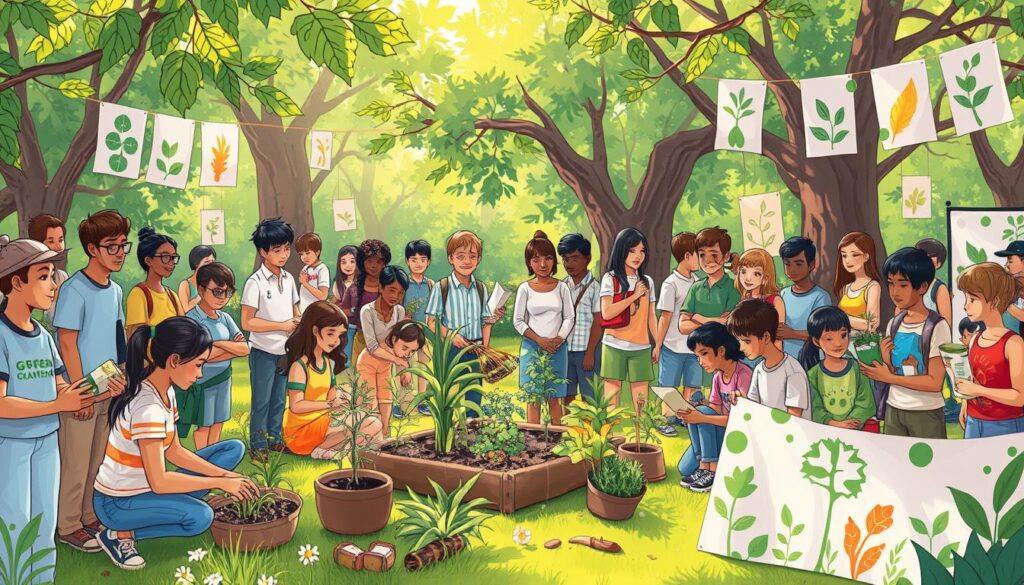 community engagement promoting green living outreach