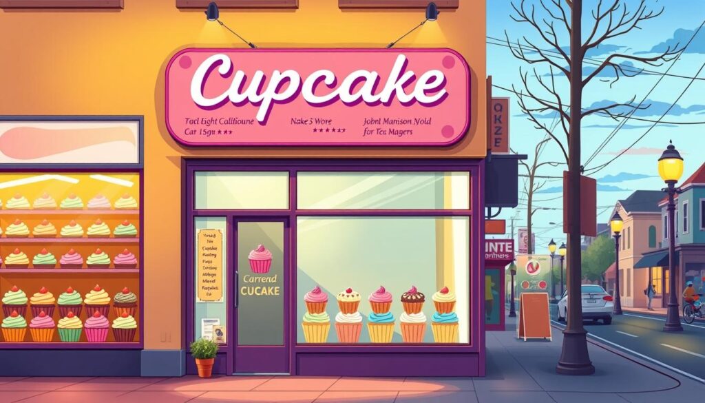 cupcake shop online visibility