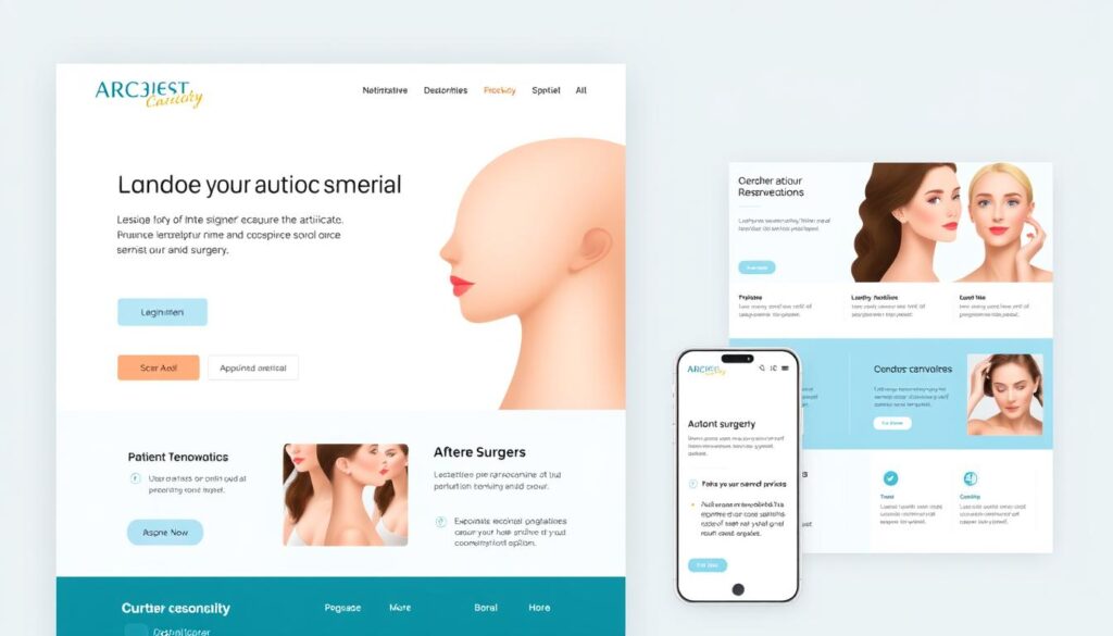 engaging website design for medical practices