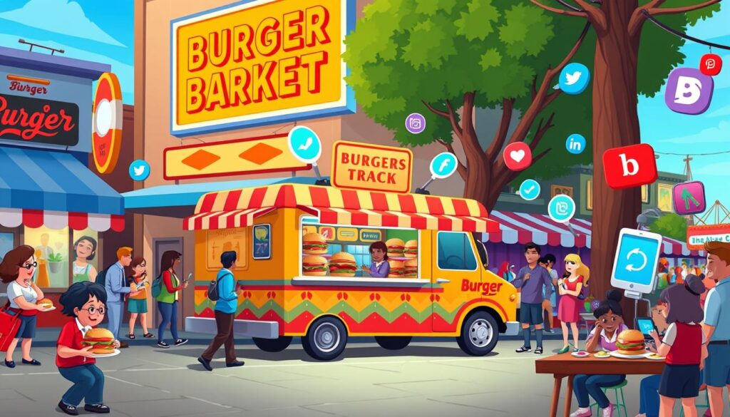 enhancing online visibility for burger trucks