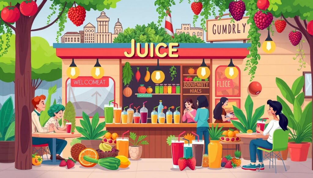 improving juice bar visibility