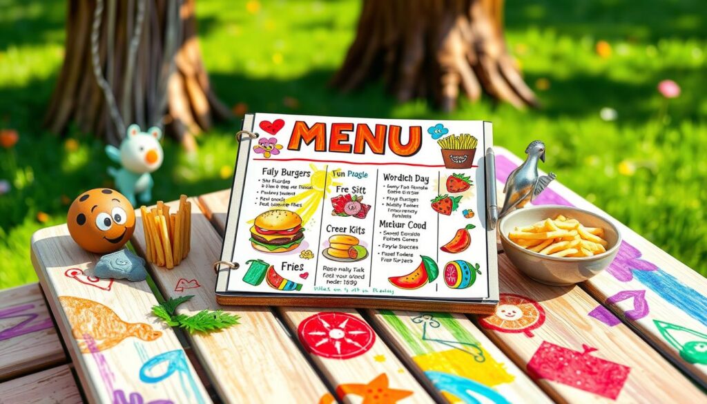 kids menu marketing