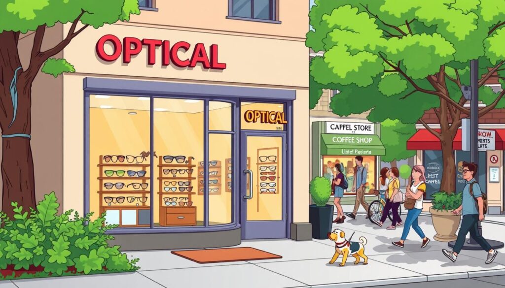 local business marketing for optical stores