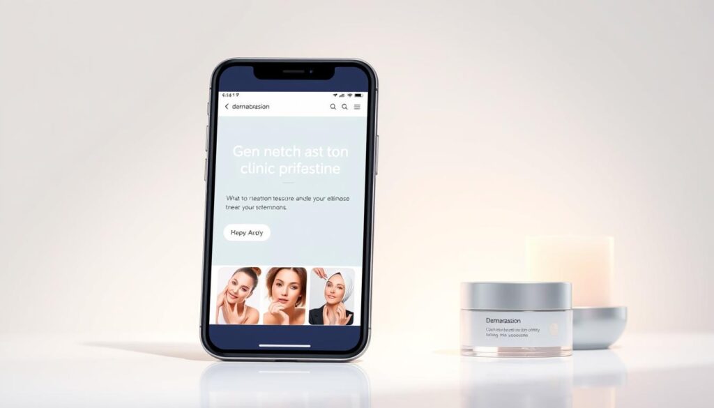 mobile optimization for dermabrasion practices