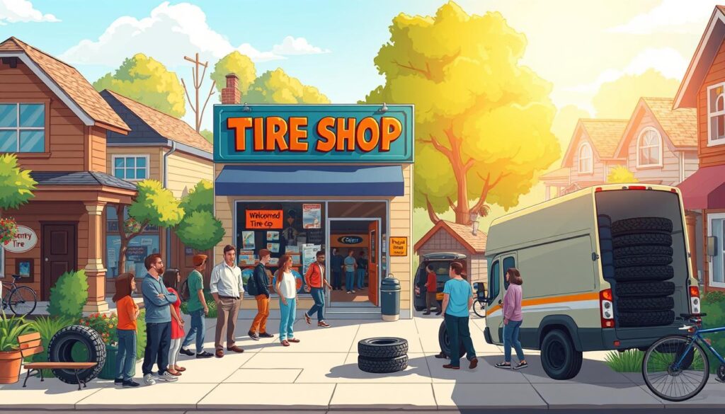 neighborhood SEO for tire outlets