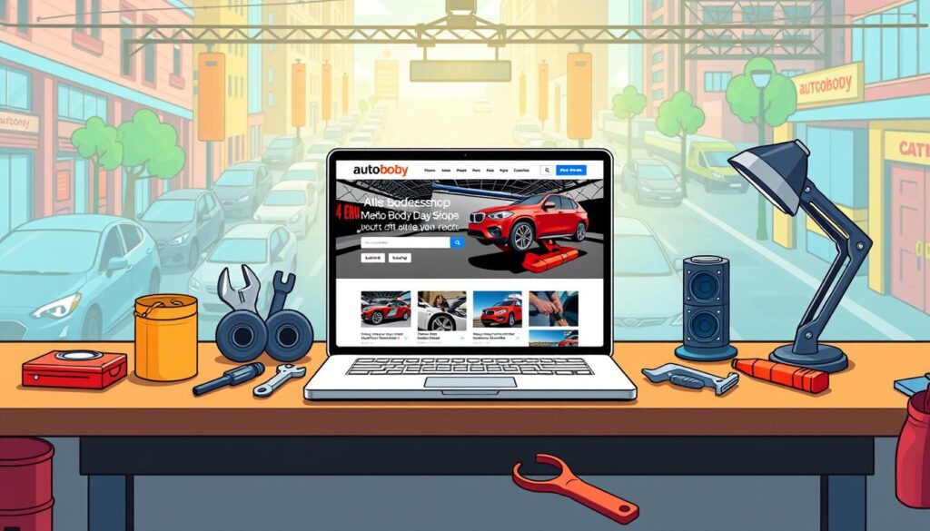 online presence for auto body shops