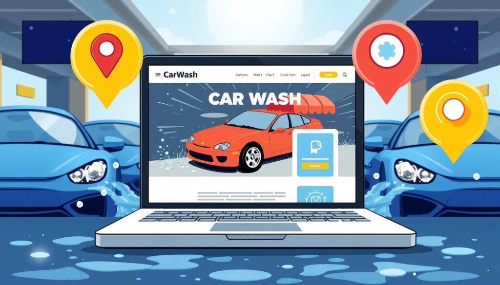 optimizing car wash website for local search