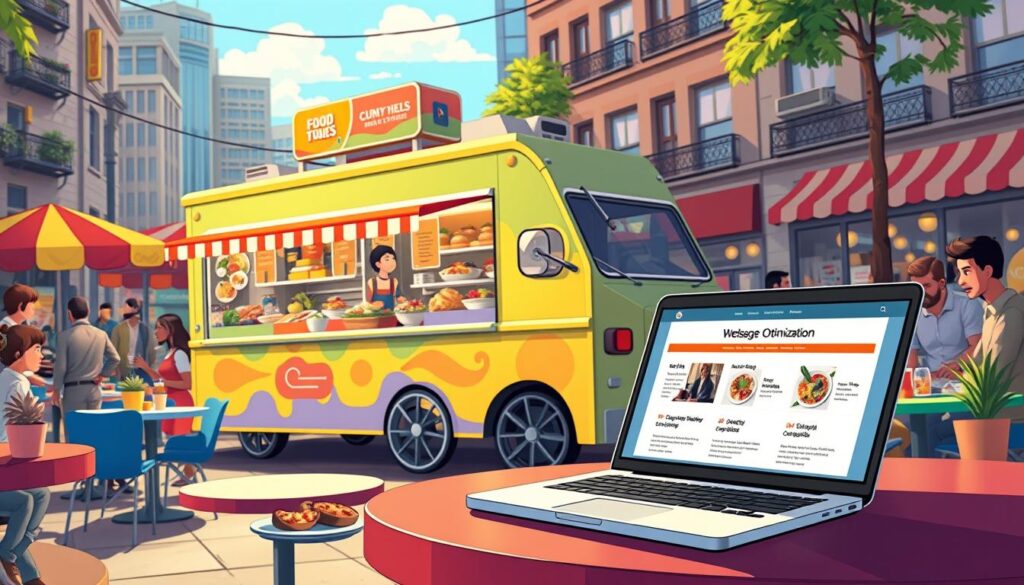 optimizing food truck website