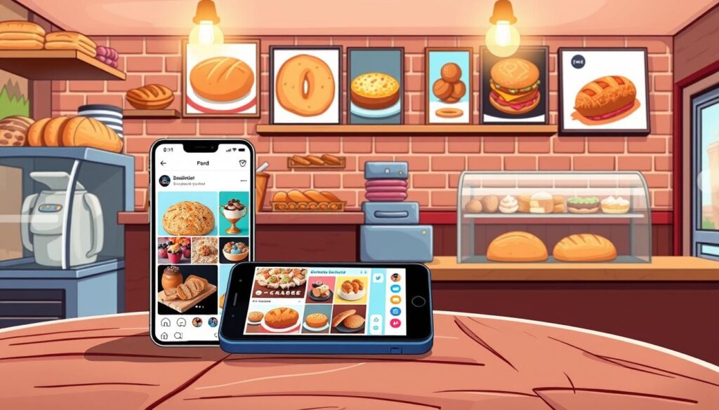 social media for bakeries