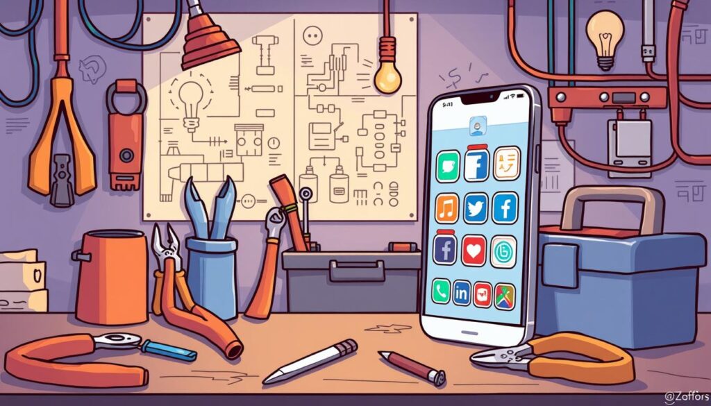 social media marketing for electricians