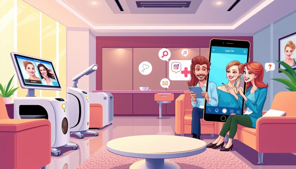 social media marketing for laser treatment