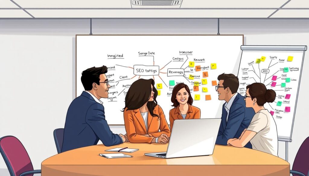 Collaboration with clients in SEO strategies