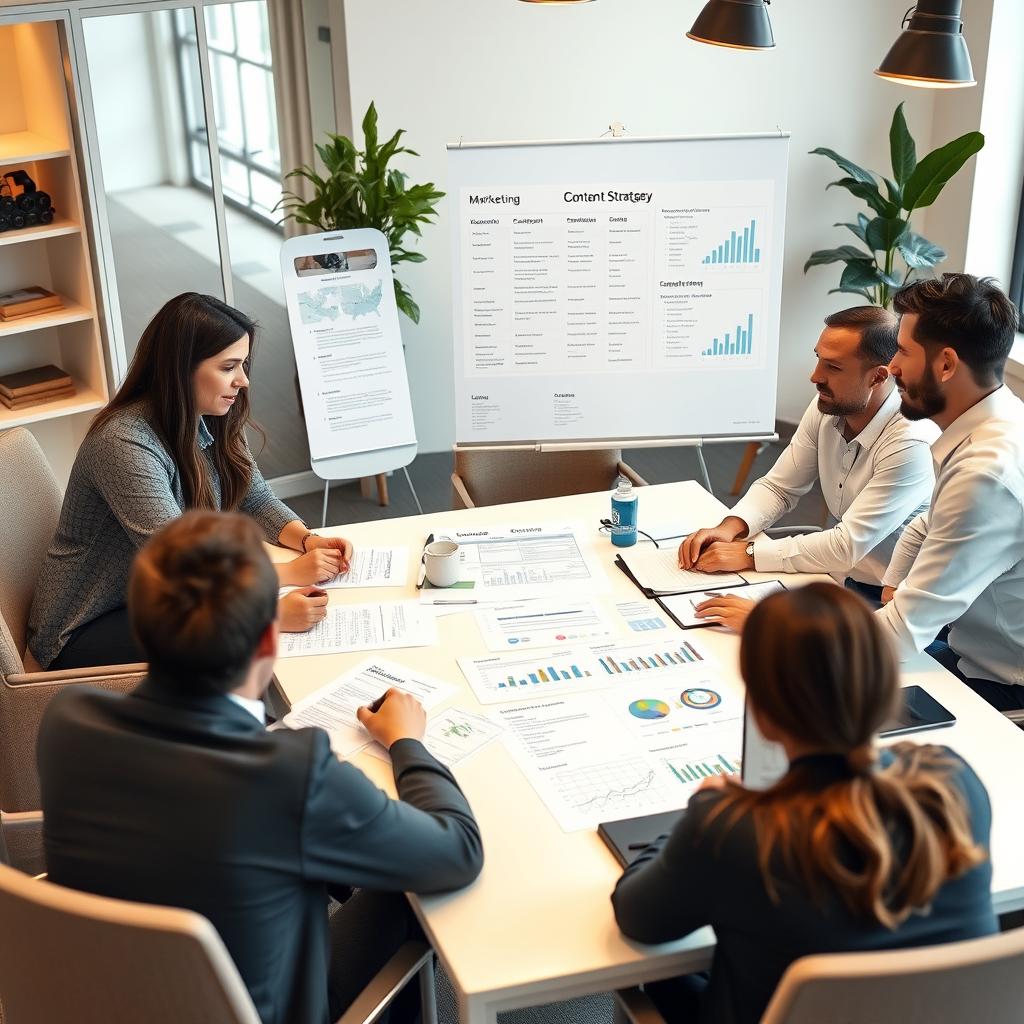 Content strategy planning session for SEO in Saint Paul