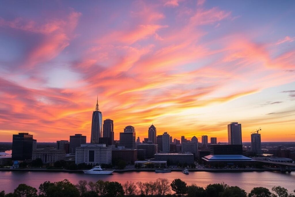Norfolk Virginia skyline representing local SEO expertise
