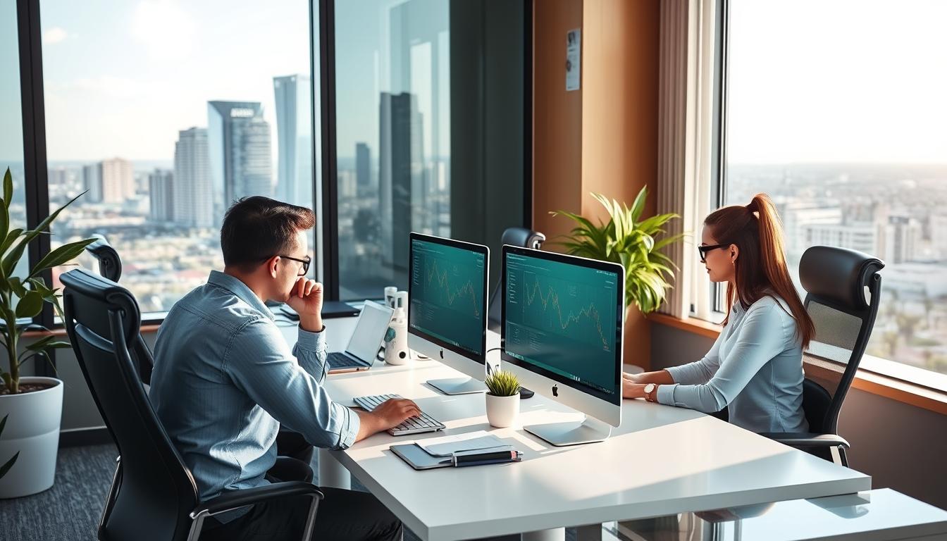 Revenue Boomers SEO Agency Tampa FL office with team members working on digital marketing strategies