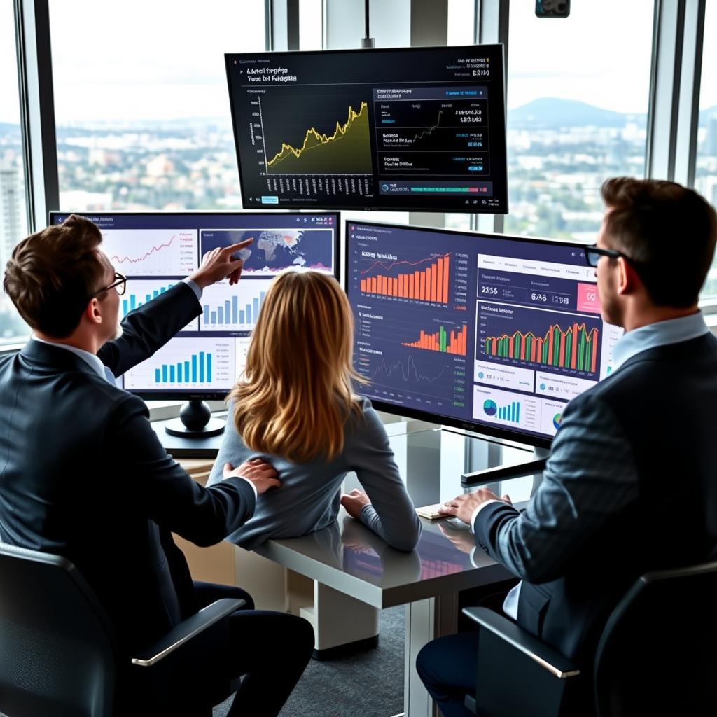 Revenue Boomers SEO specialists analyzing search engine data for an Anchorage business