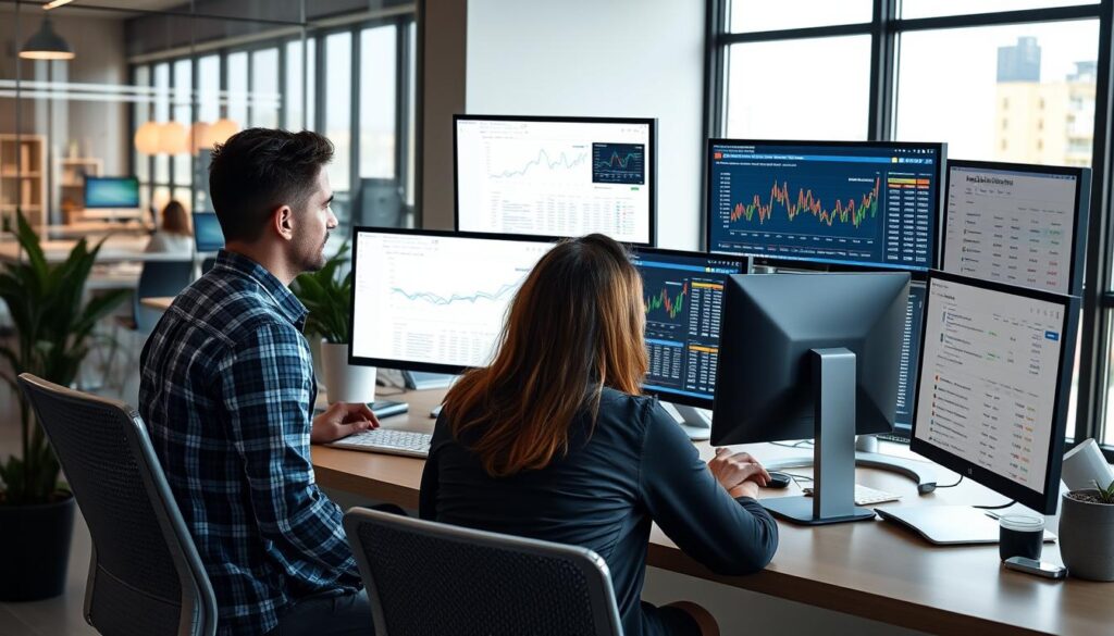 Revenue Boomers SEO team analyzing Santa Ana business data