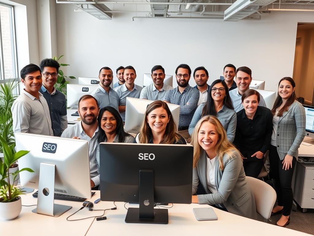 Revenue Boomers SEO team in Boise office