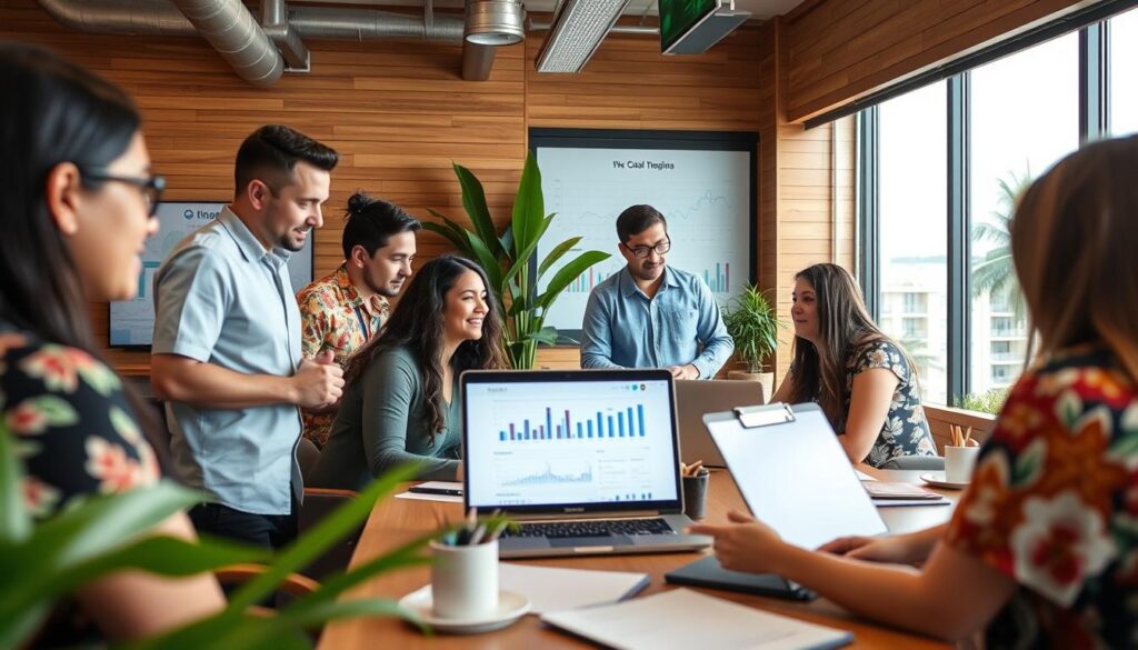 Revenue Boomers SEO team in Honolulu office