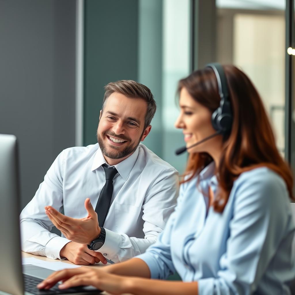 Revenue Boomers customer support team assisting a client