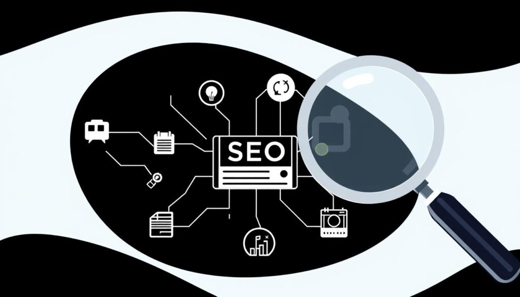 SEO process visualization