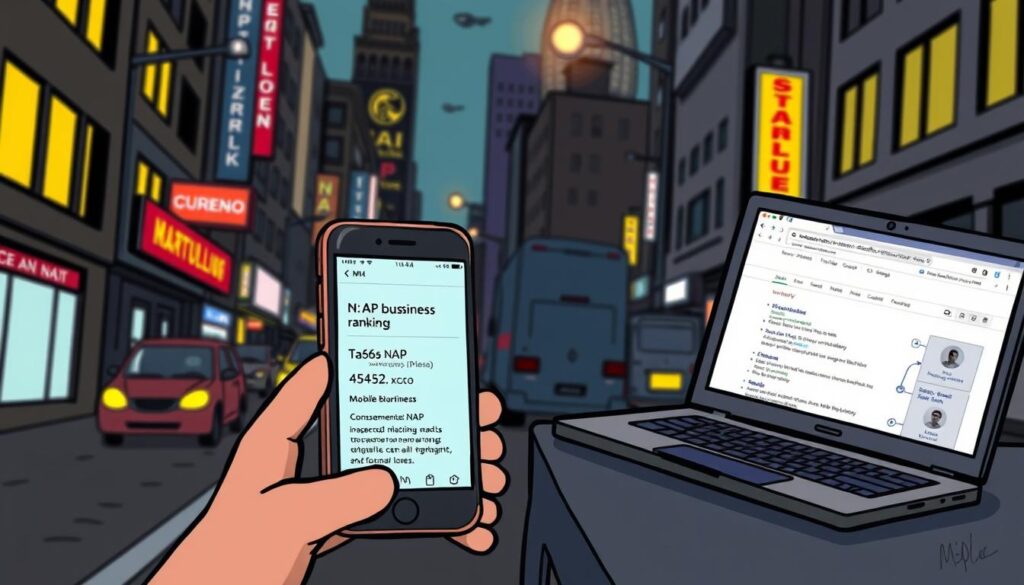 local SEO mistakes related to mobile optimization and NAP consistency