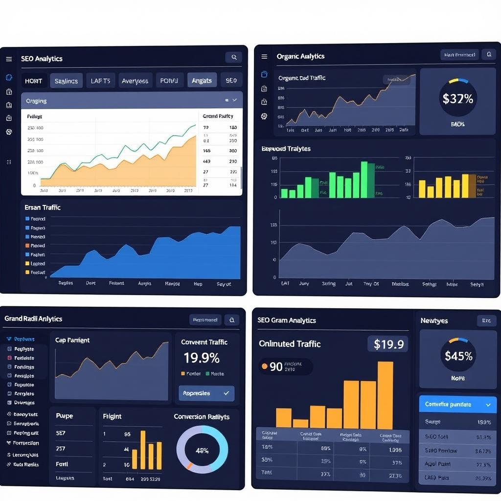 Analytics and reporting dashboard from SEO Agency Grand Rapids MI