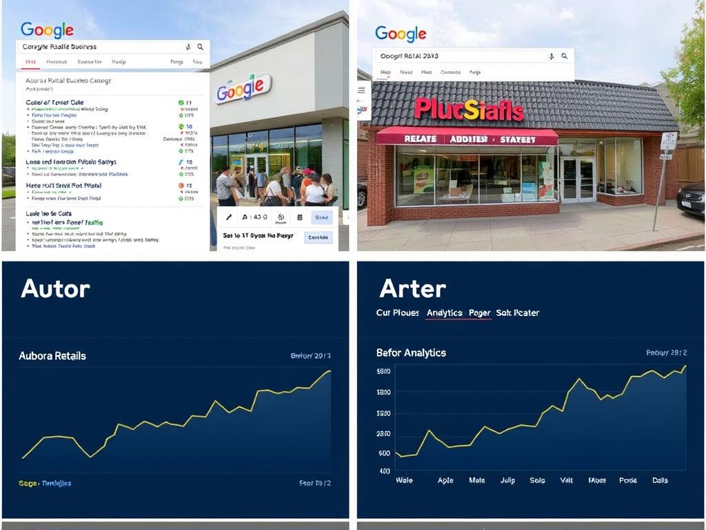 Aurora retail business SEO case study