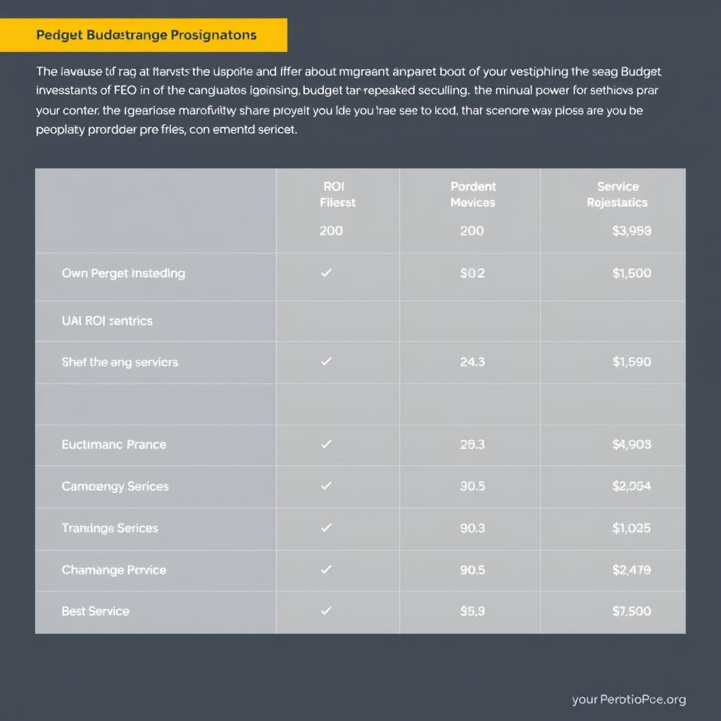 Budget planning for SEO services in Pembroke Pines