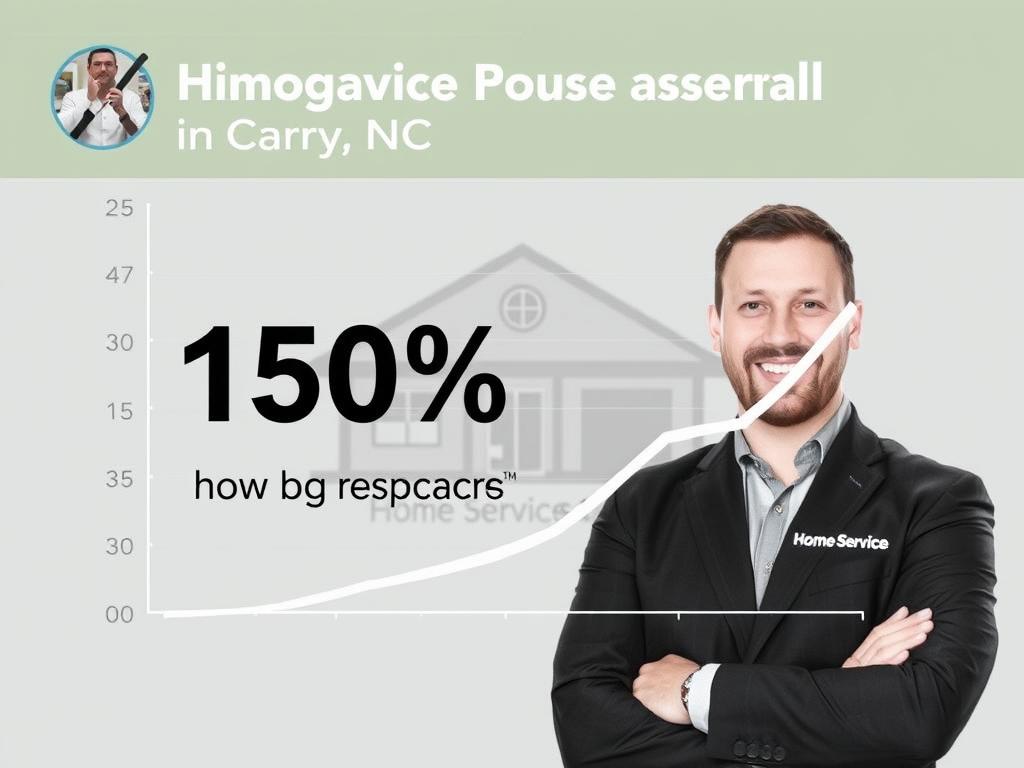 Cary Home Services SEO case study showing lead generation