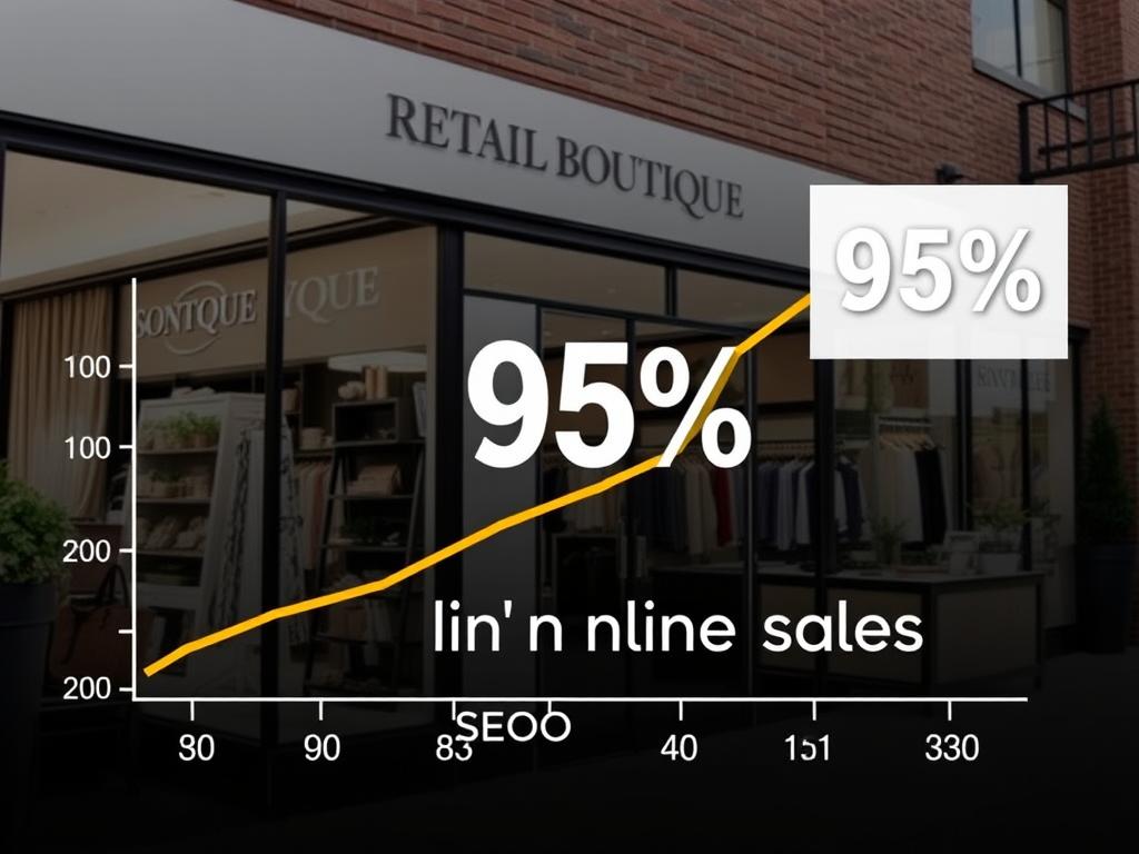 Cary Retail Boutique SEO case study showing online sales growth