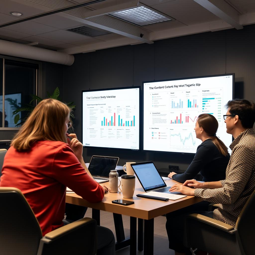 Content marketing strategy development