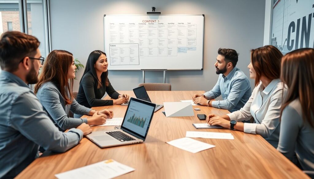 Content marketing strategy session for McKinney business