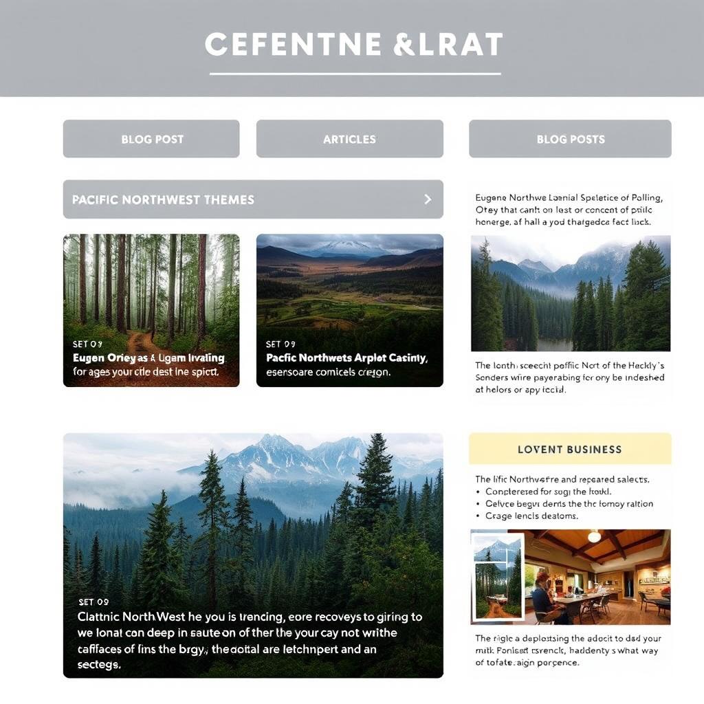 Content marketing strategy tailored for Pacific Northwest audiences