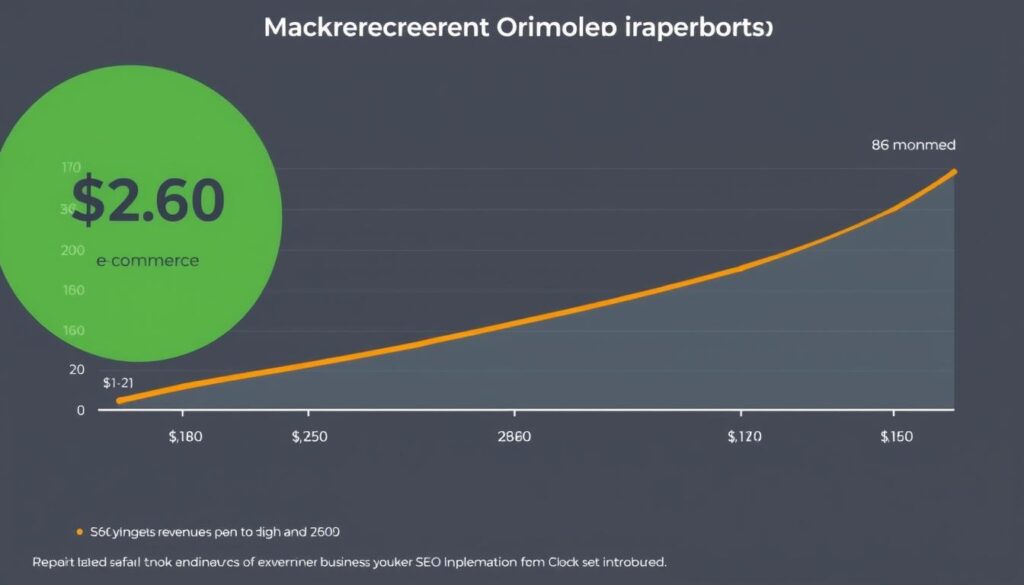 E-commerce revenue growth chart for Yonkers retail business