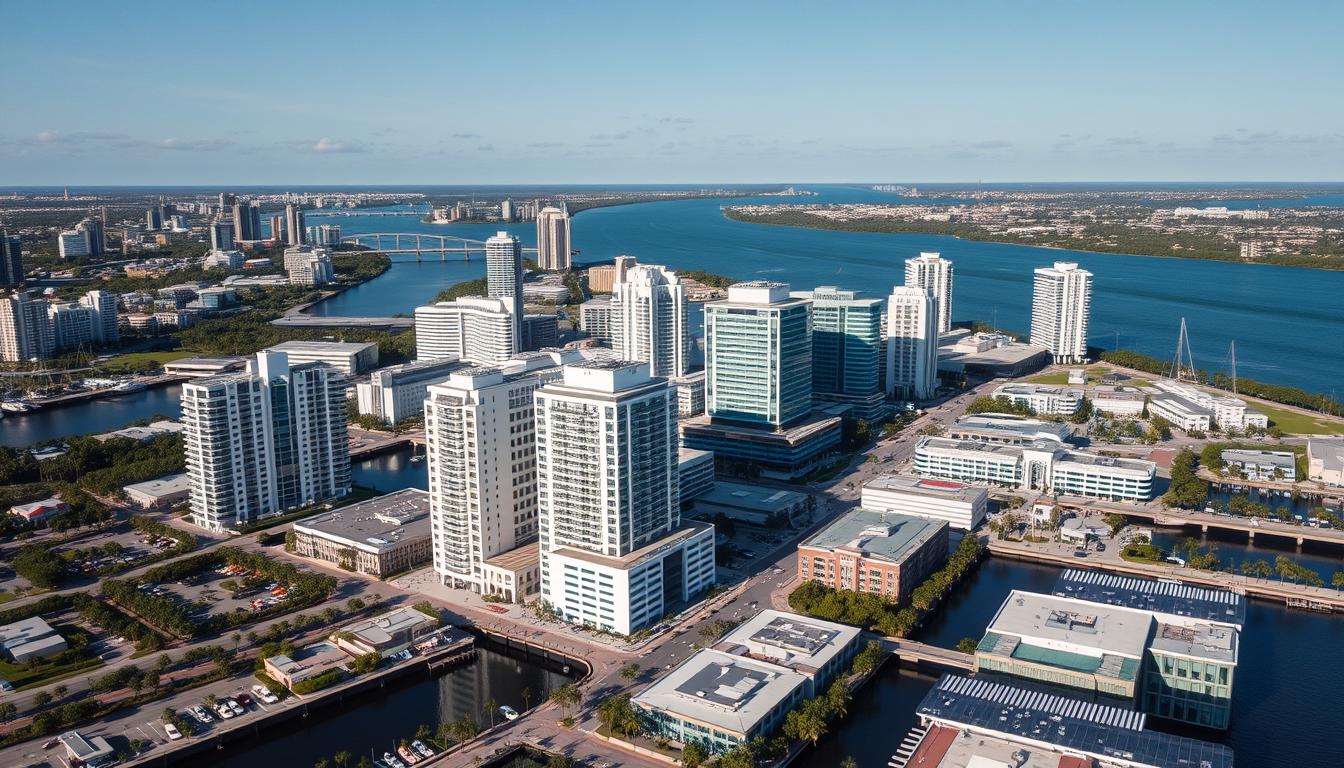 Fort Lauderdale business district showing the competitive market that requires SEO Agency Fort Lauderdale services