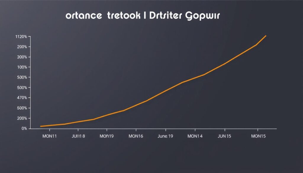 Graph showing traffic growth for Yonkers home services company