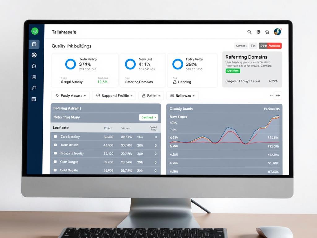 Link building campaign for Tallahassee business showing quality backlinks