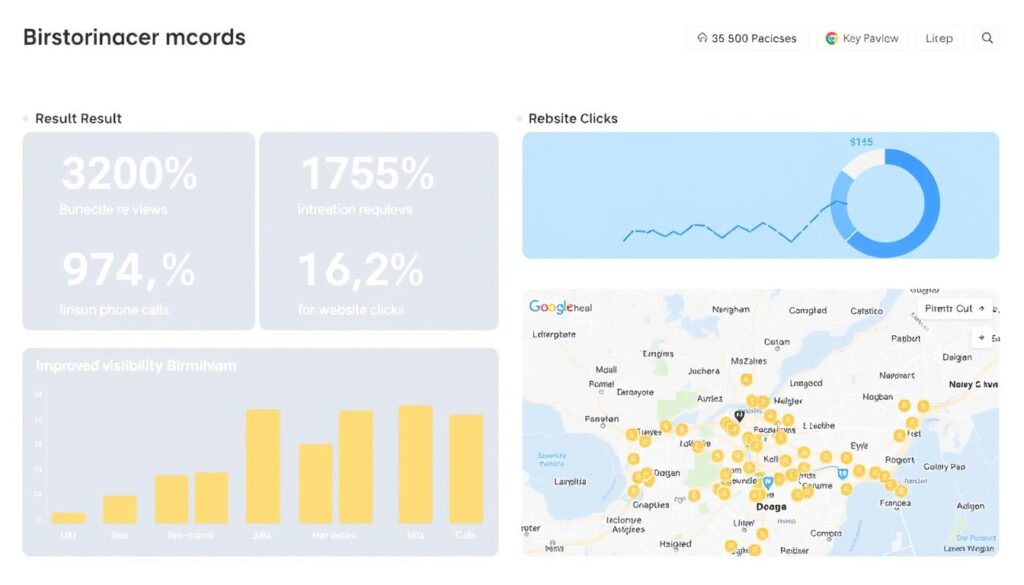 Local SEO results for Birmingham home services company