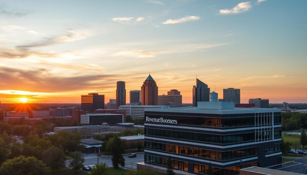 Montgomery skyline with SEO Agency Montgomery AL office