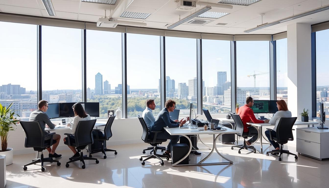 Revenue Boomers SEO Agency Knoxville TN office with team members working on digital marketing strategies