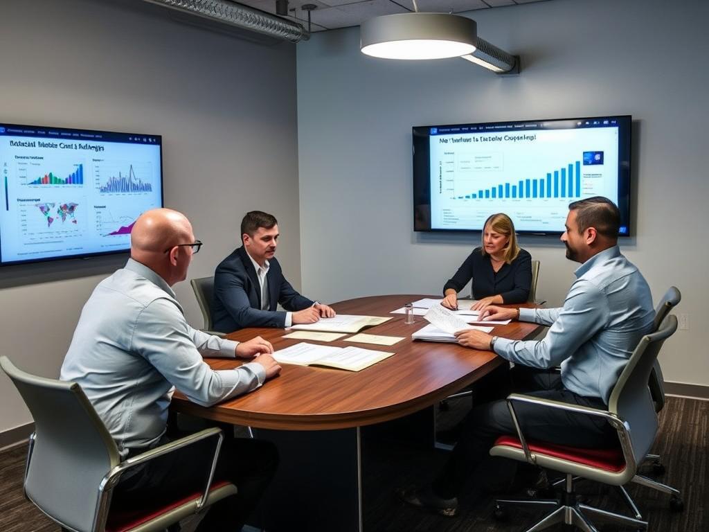 Revenue Boomers SEO Agency Modesto CA team working with clients on digital marketing strategy